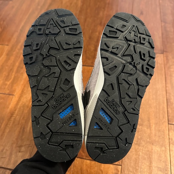 New Balance Gray 580 Mesh Suede Sneakers Sz 6 - Picture 13 of 16